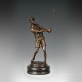 Estatua Deporte Estatua Golf Masculino Escultura De Bronce, Milo TPE-779